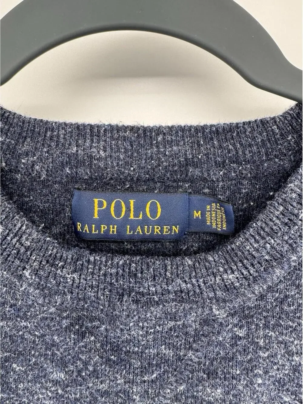Vintage Men’s Polo Ralph Lauren Crewneck Sweater Blue Size Medium